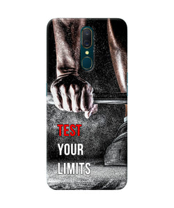 Test Your Limit Quote Oppo A9 Back Cover