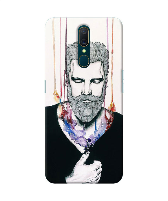 Beard Man Character Oppo A9 Back Cover