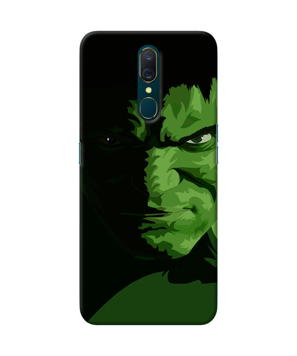 Hulk Green Painting Oppo A9 Back Cover