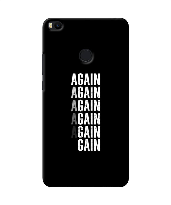 Again Again Gain Mi Max 2 Back Cover