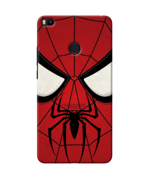 Spiderman Face Mi Max 2 Real 4D Back Cover