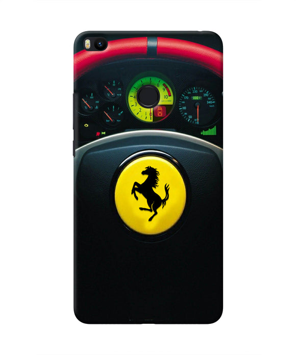 Ferrari Steeriing Wheel Mi Max 2 Real 4D Back Cover