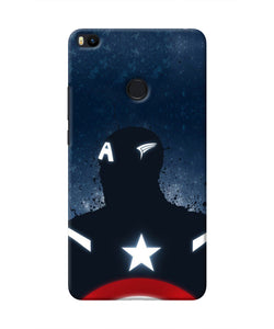 Captain america Shield Mi Max 2 Real 4D Back Cover