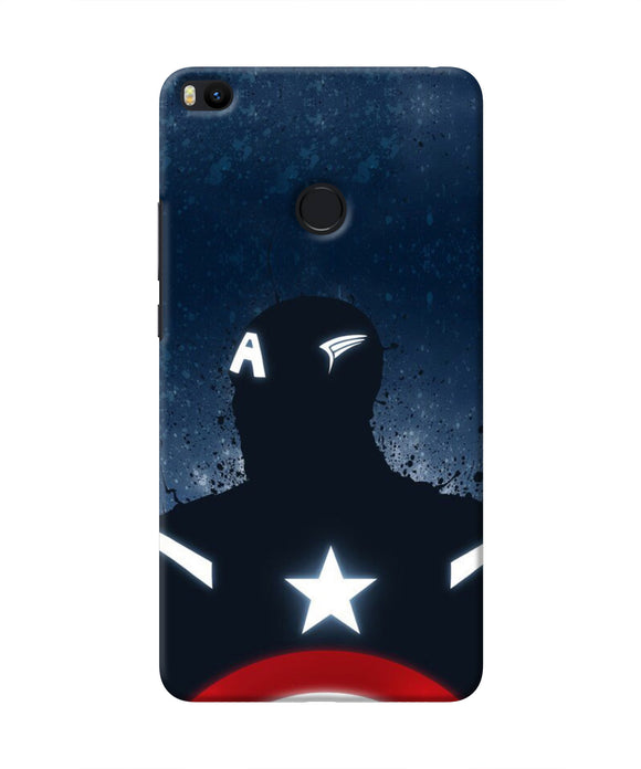 Captain america Shield Mi Max 2 Real 4D Back Cover