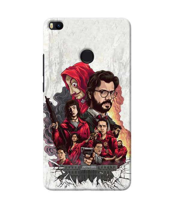 Money Heist Poster Mi Max 2 Back Cover