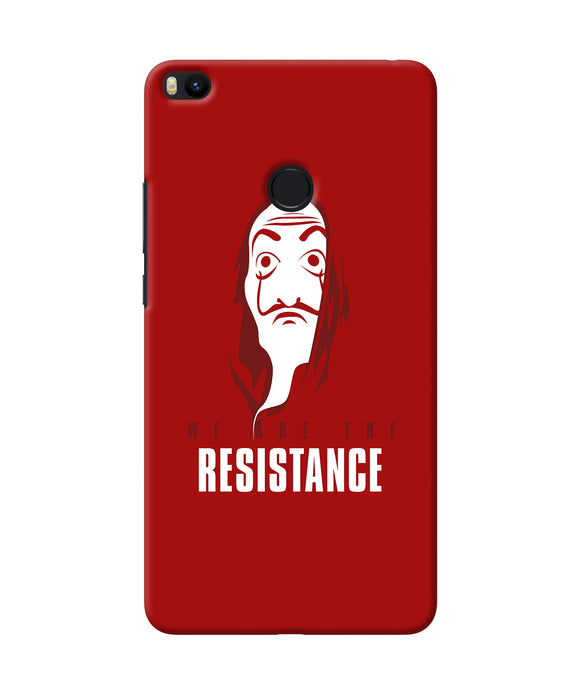 Money Heist Resistance Quote Mi Max 2 Back Cover