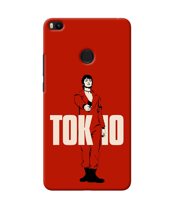 Money Heist Tokyo With Gun Mi Max 2 Back Cover