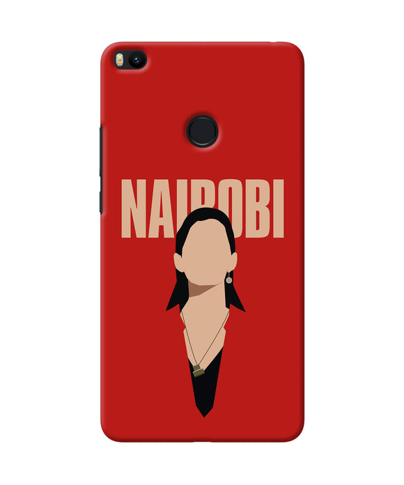 Nairobi Paint Money Heist Mi Max 2 Back Cover