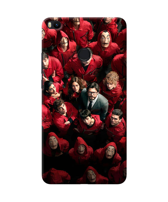 Money Heist Professor with Hostages Mi Max 2 Back Cover