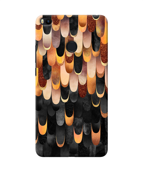 Abstract Wooden Rug Mi Max 2 Back Cover
