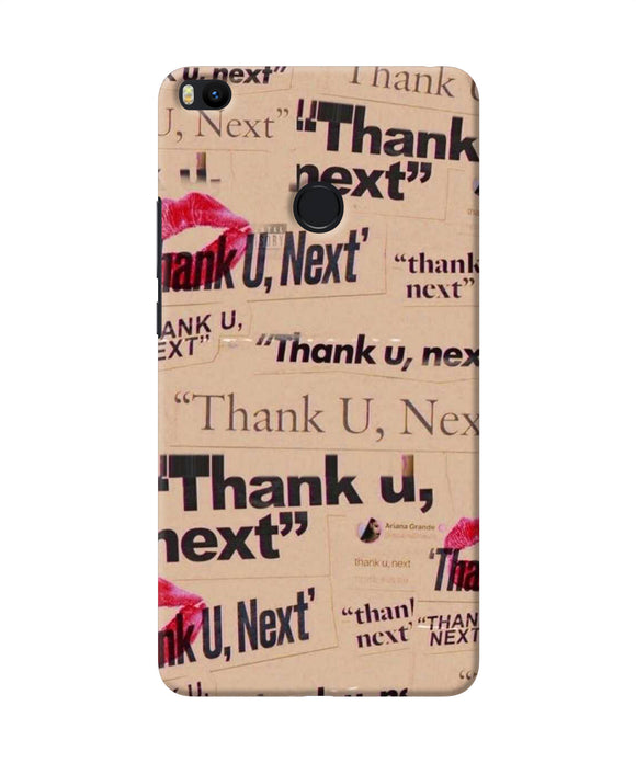 Thank You Next Mi Max 2 Back Cover
