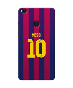 Messi 10 Tshirt Mi Max 2 Back Cover