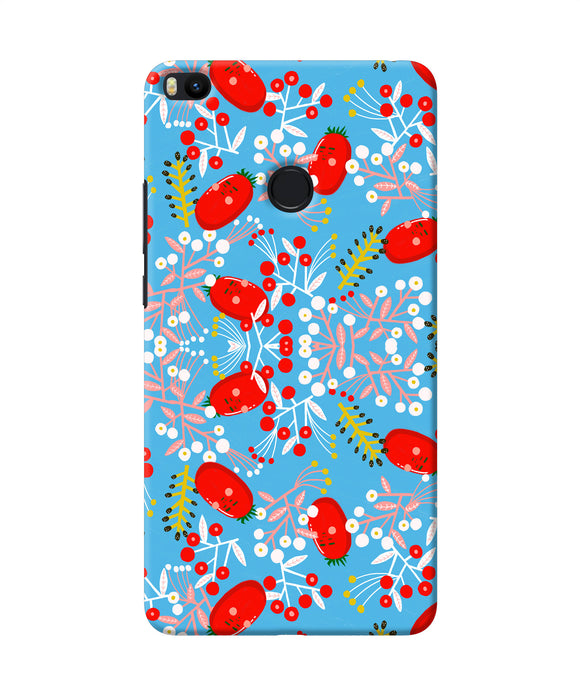Small Red Animation Pattern Mi Max 2 Back Cover