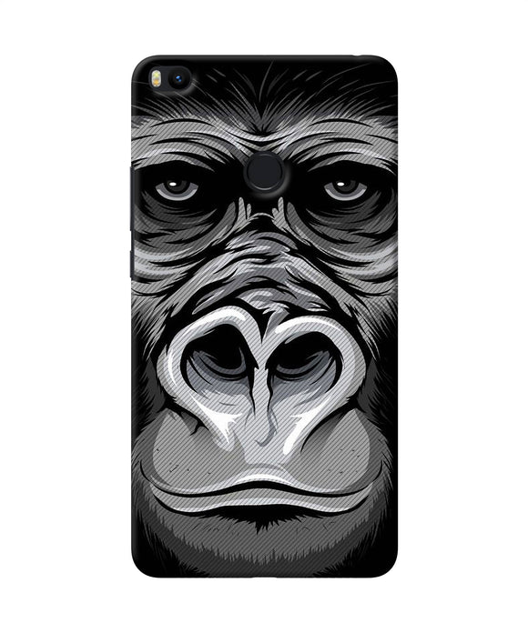 Black Chimpanzee Mi Max 2 Back Cover