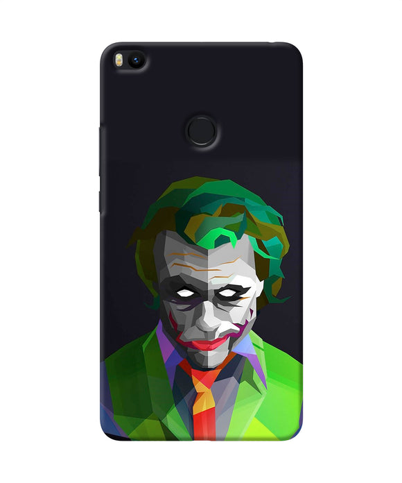 Abstract Dark Knight Joker Mi Max 2 Back Cover