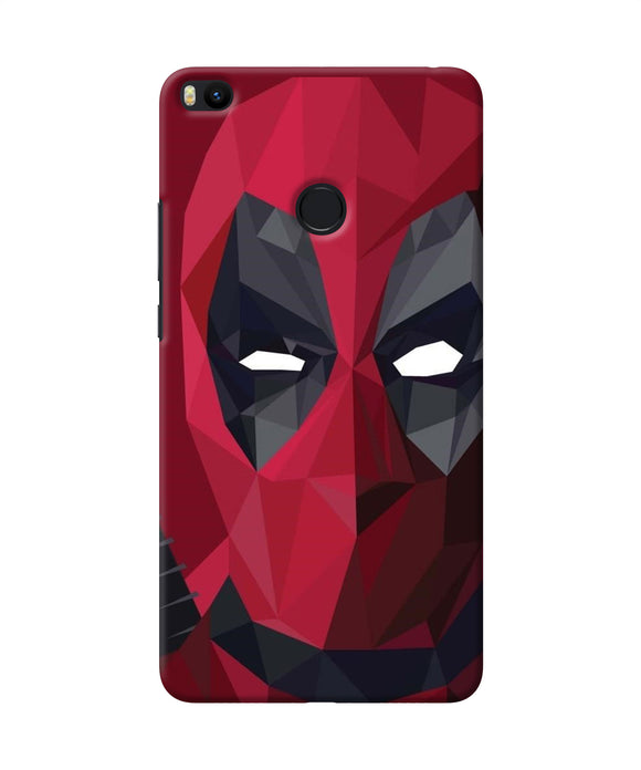 Abstract Deadpool Mask Mi Max 2 Back Cover