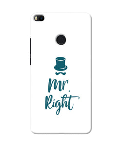 My Right Mi Max 2 Back Cover