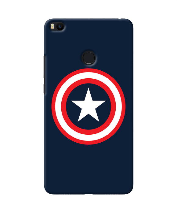 Captain America Logo Mi Max 2 Back Cover