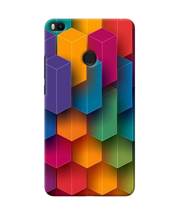 Abstract Rectangle Print Mi Max 2 Back Cover