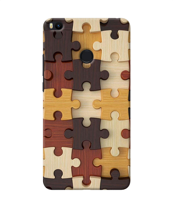 Wooden Puzzle Mi Max 2 Back Cover