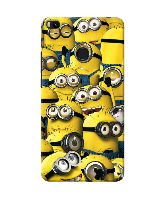 Minions Crowd Mi Max 2 Back Cover