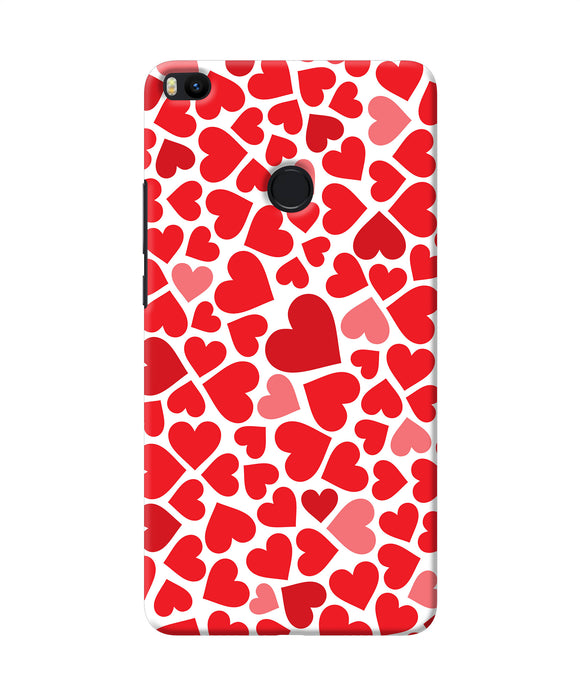 Red Heart Canvas Print Mi Max 2 Back Cover