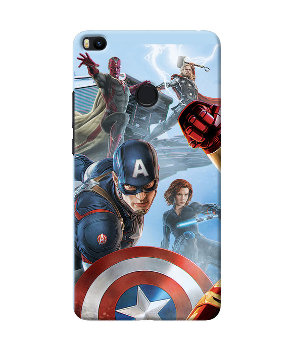 Avengers On The Sky Mi Max 2 Back Cover