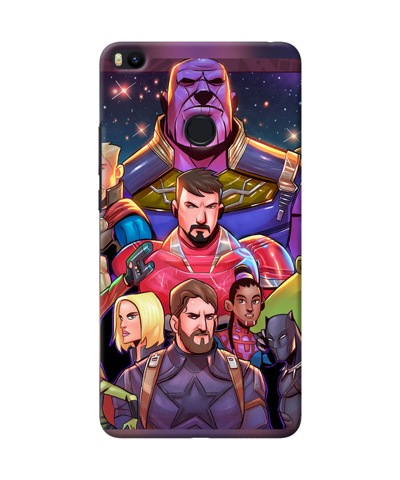 Avengers Animate Mi Max 2 Back Cover