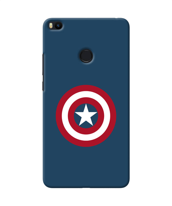 Captain America Logo Mi Max 2 Back Cover