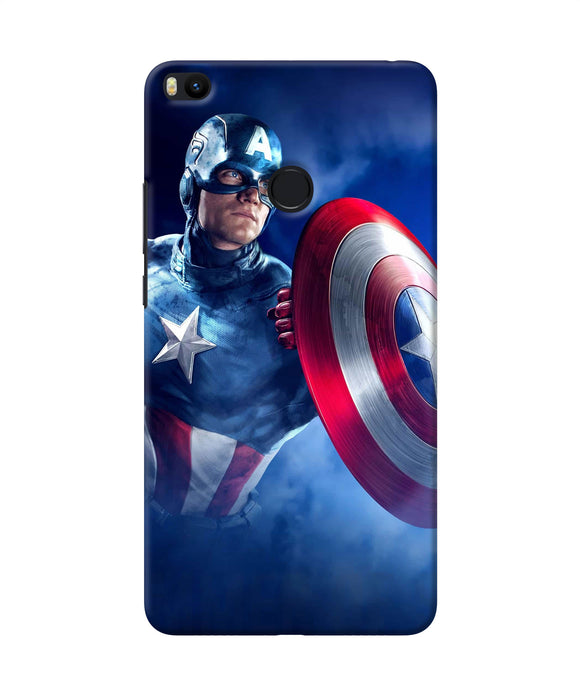 Captain America On Sky Mi Max 2 Back Cover