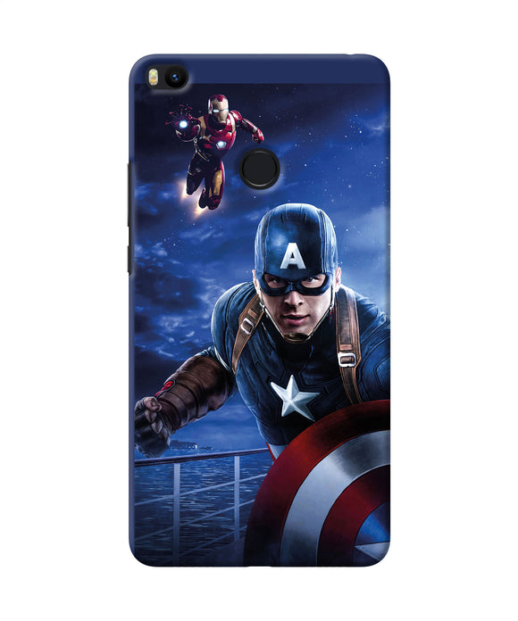 Captain With Ironman Mi Max 2 Back Cover