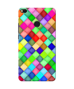 Abstract Colorful Squares Mi Max 2 Back Cover