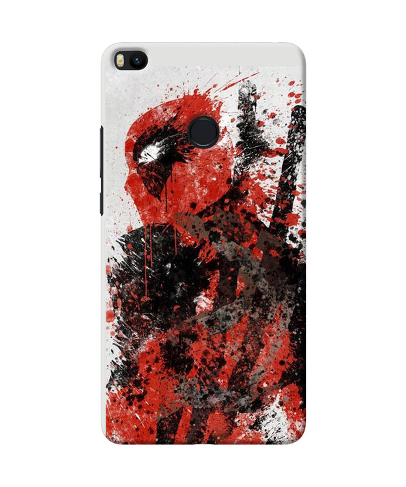 Deadpool Rugh Sketch Mi Max 2 Back Cover