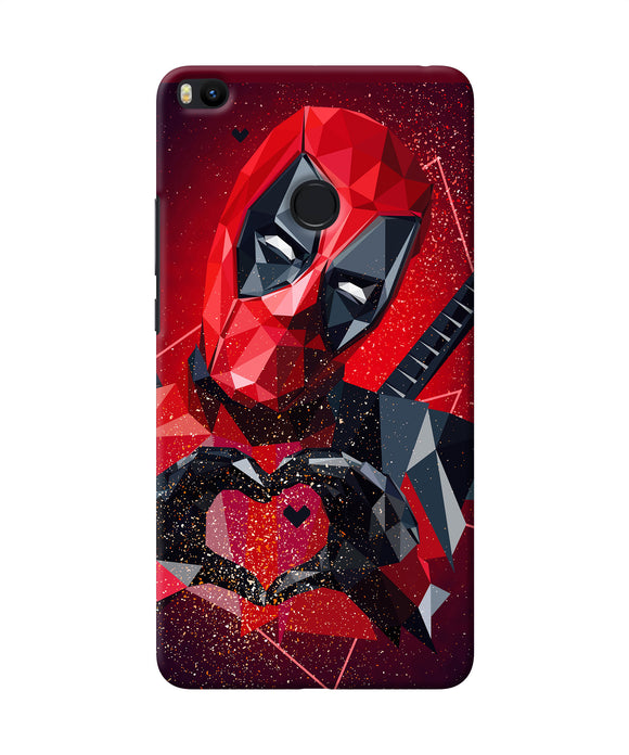 Deadpool Love Mi Max 2 Back Cover