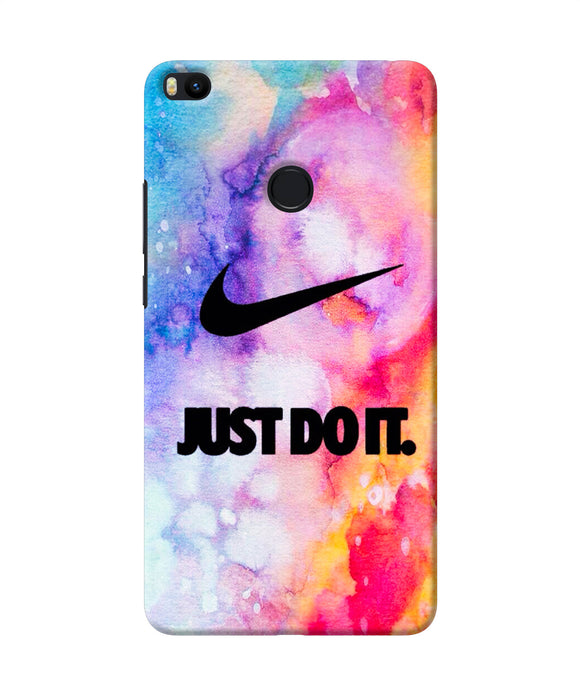 Just Do It Colors Mi Max 2 Back Cover