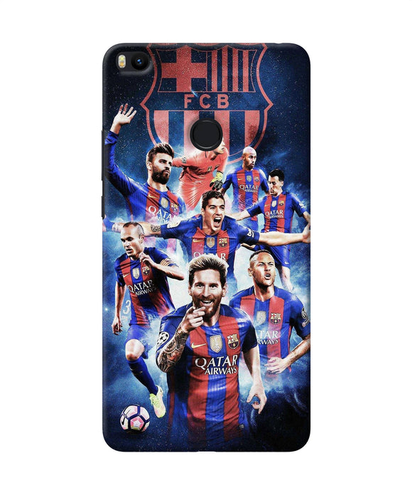 Messi Fcb Team Mi Max 2 Back Cover