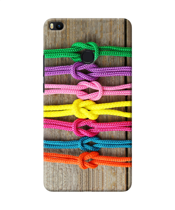Colorful Shoelace Mi Max 2 Back Cover
