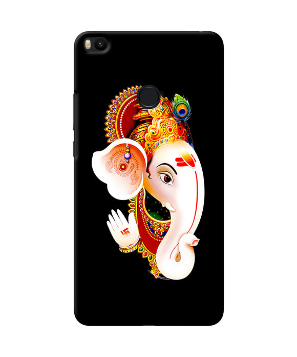 Lord Ganesh Face Mi Max 2 Back Cover