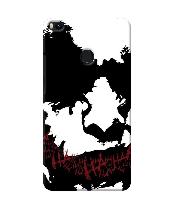 Black And White Joker Rugh Sketch Mi Max 2 Back Cover