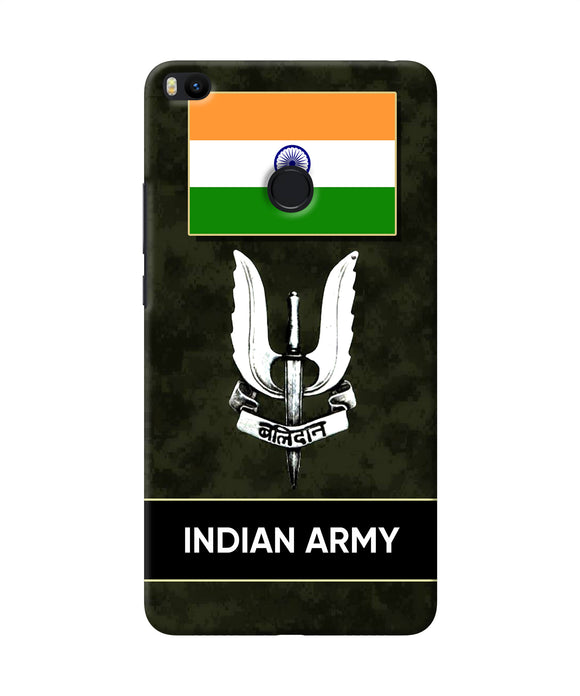 Indian Flag Balidan Logo Mi Max 2 Back Cover