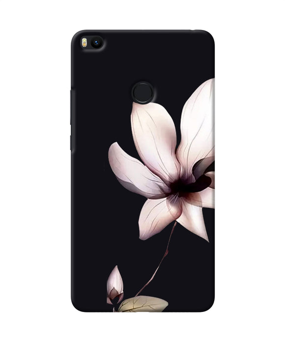 Flower White Mi Max 2 Back Cover