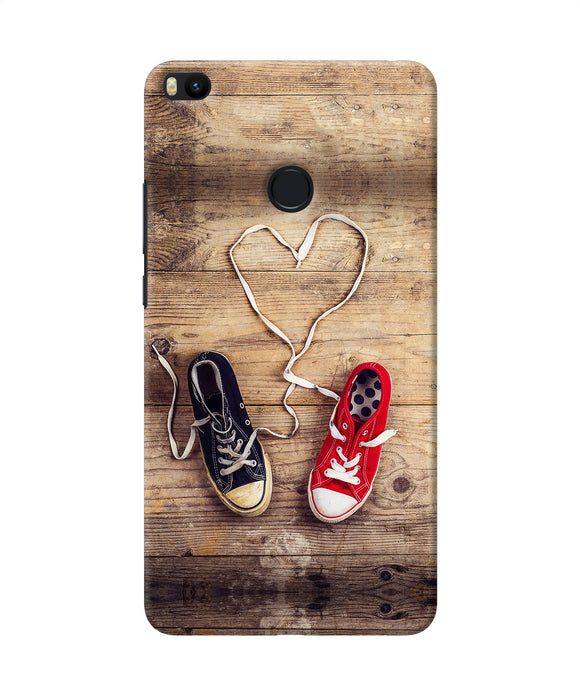 Shoelace Heart Mi Max 2 Back Cover