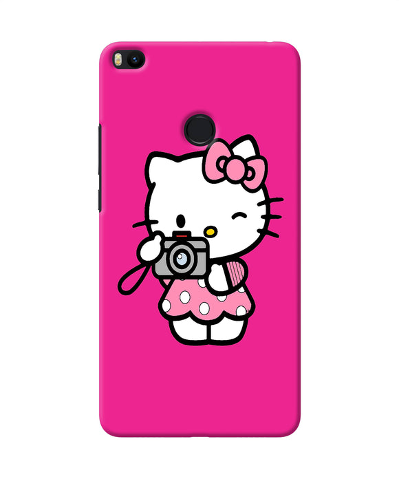 Hello Kitty Cam Pink Mi Max 2 Back Cover