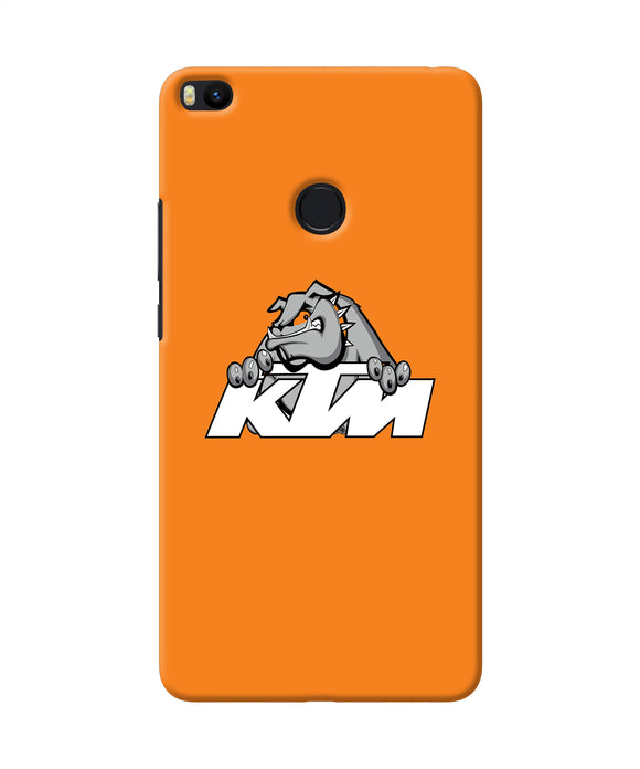 Ktm Dog Logo Mi Max 2 Back Cover