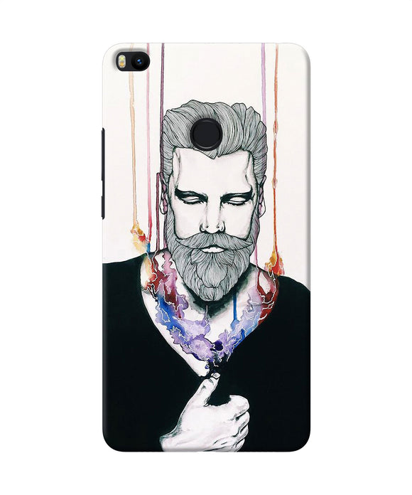 Beard Man Character Mi Max 2 Back Cover