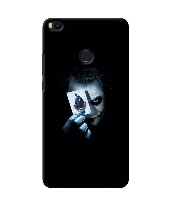 Joker Dark Knight Card Mi Max 2 Back Cover