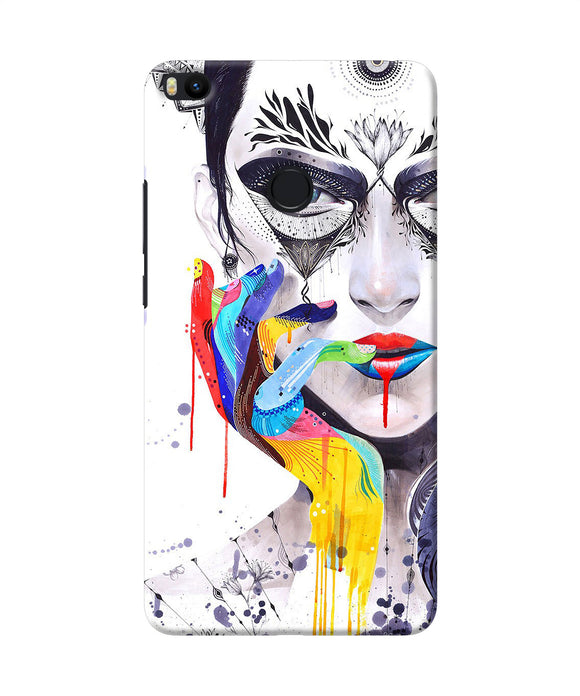 Girl Color Hand Mi Max 2 Back Cover