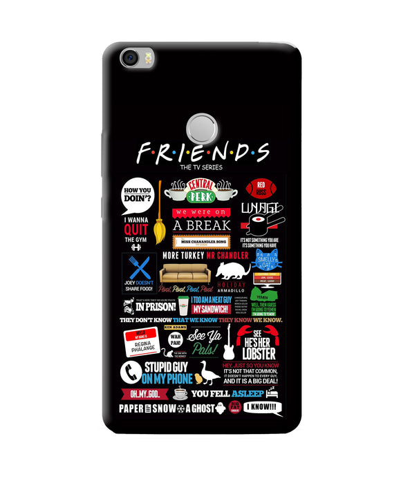 Friends Mi Max Back Cover