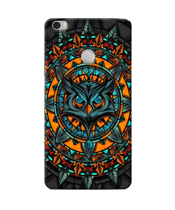 Angry Owl Art Mi Max Back Cover