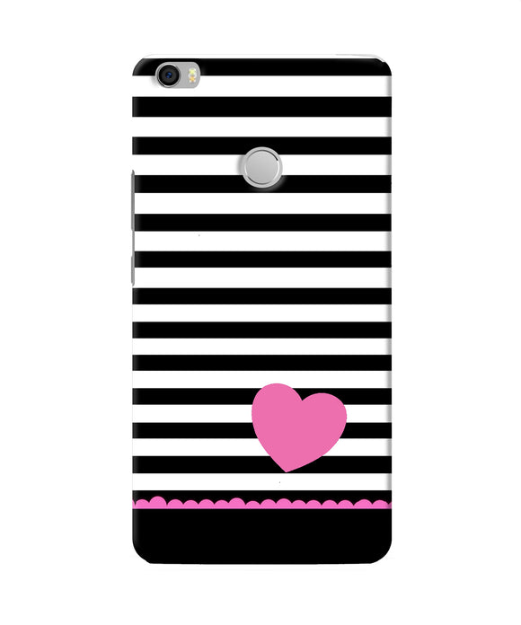 Abstract Heart Mi Max Back Cover
